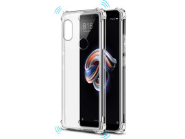 Mobile Case Back Cover For Redmi Note 5 Pro (Transparent) (Pack of 1)